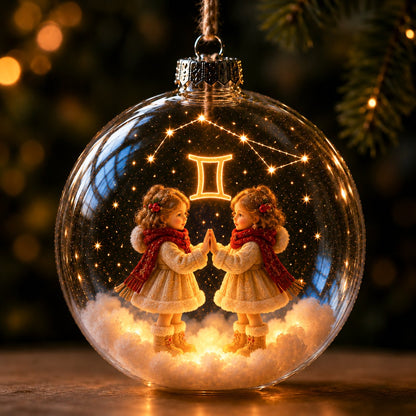 ✨ Lighted Zodiac Christmas Ornament