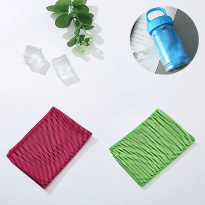 BUY 1 GET 1 FREE🌞Cooling Bottle - Cold Sweat Towel You Can Use Anywhere, Anytime! Reusable Soft Absorbent Cooling Portable