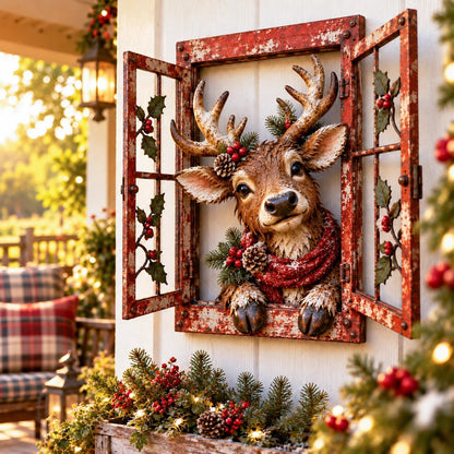 🎄🪟 Vintage Christmas Funny Window😆