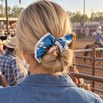 🤠🤎 Western Bow Hair Accessory – Effortless Low-Bun Style for Country Concerts, Rodeos & Everyday Looks