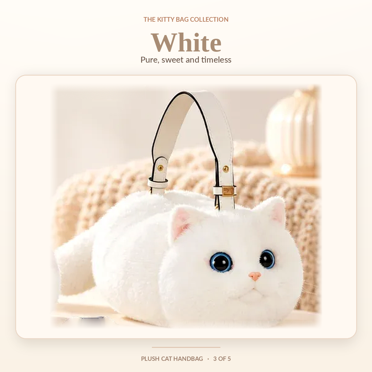 🎉🐱 Plush Cat Handbag – Ultra-Soft Kitty Purse for Cat Lovers & Cute Everyday Outfits