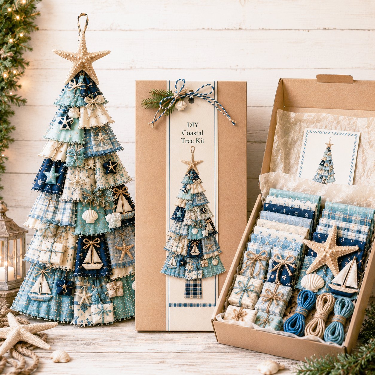 🎄Beginner-Friendly DIY Oversized Patchwork Christmas Tree Door Hanging Kit | Complete Kit with All Tools & Step-by-Step Guide Included 💕