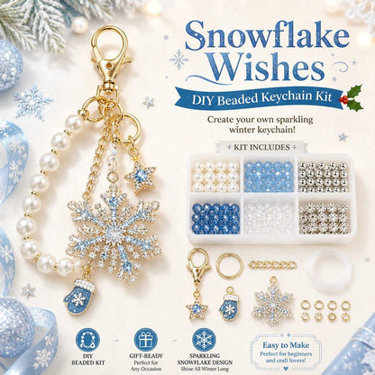 🎄✨ Holiday Bead-It-Yourself Charm Kit – Festive Keychains & Bag Accessories