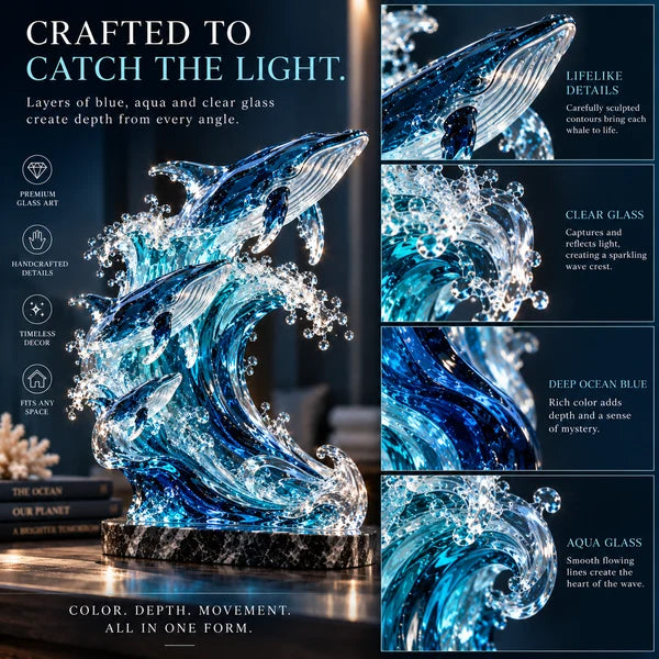 Detail collage showing craftsmanship and texture of Becoming Ocean
