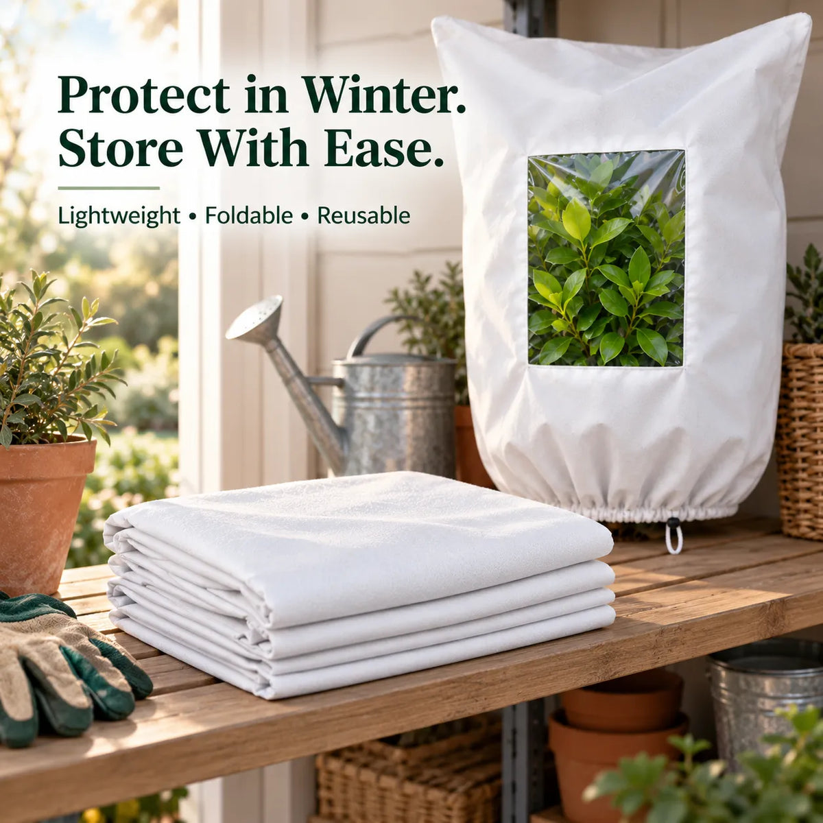 ❄️🌿 Winter Garden Shield Cover – Frost & Cold Protection for Outdoor Plants