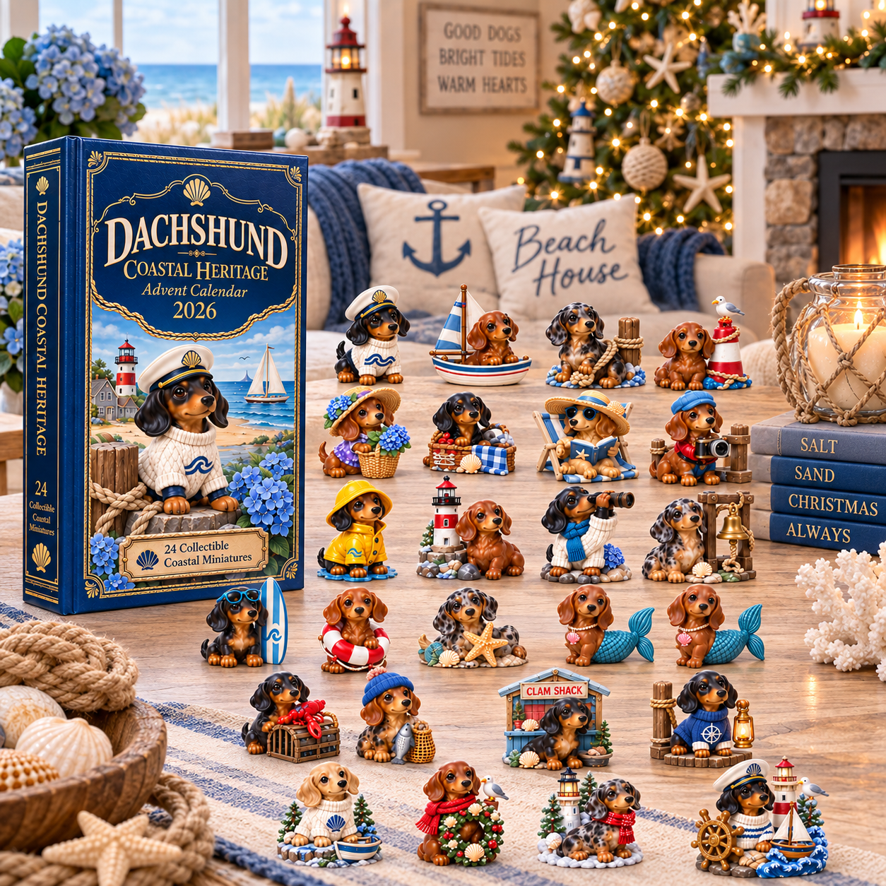 24 Days by the Sea — Dachshund Coastal Heritage Advent Calendar 2026