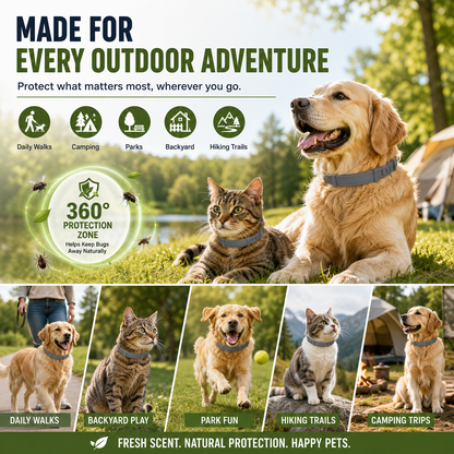 🔥 49% OFF TODAY 🐾 Best Flea & Tick Collar for Pets
