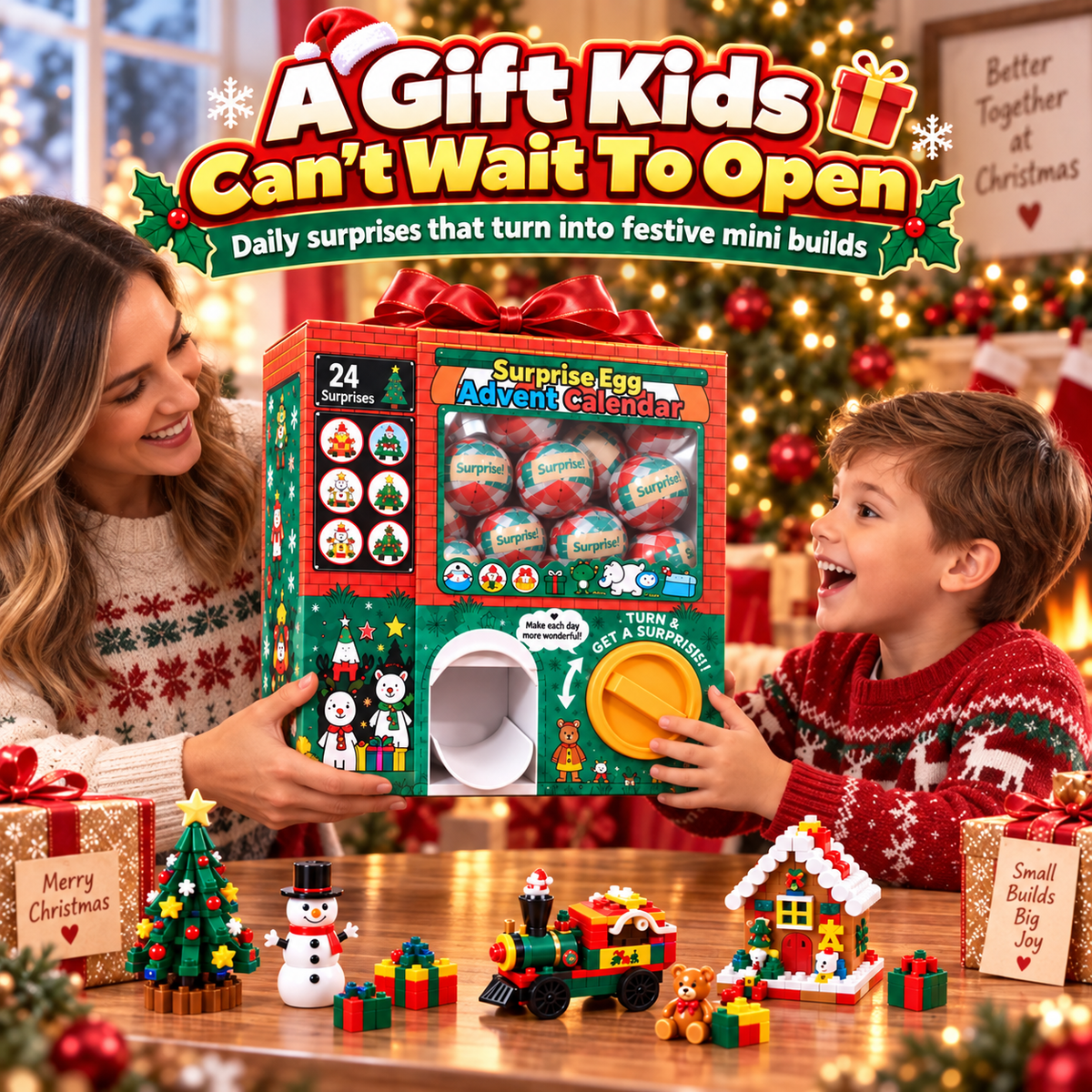 🎄North Pole Surprise Machine™ – 24-Day Christmas Advent Calendar