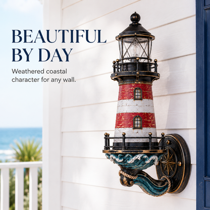 🌊Vintage Coastal Lighthouse Wall Light