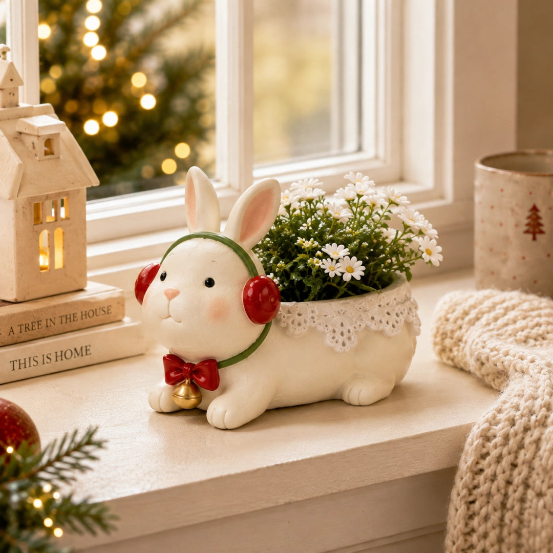 🌿Whimsical Christmas Animal Succulent Planters
