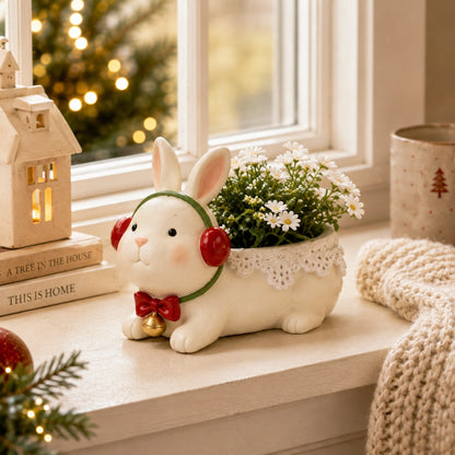 🌿Whimsical Christmas Animal Succulent Planters