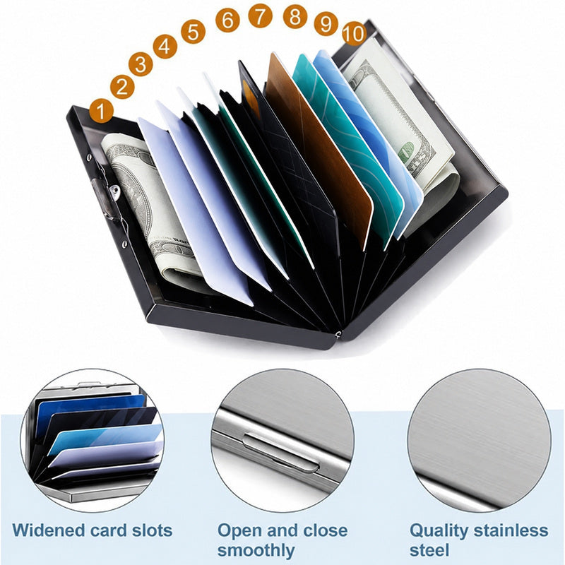 Card holder capacity layout