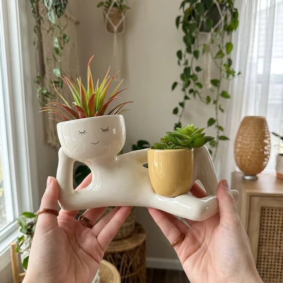 🌵 Double Plant Pot with a Funny Twist – Grow Two Plants in One Cute Planter 🌿