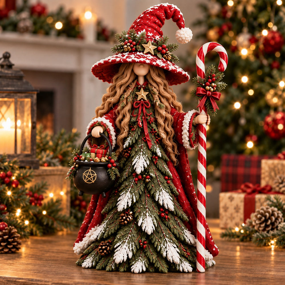 Christmas figurine set customer unboxing