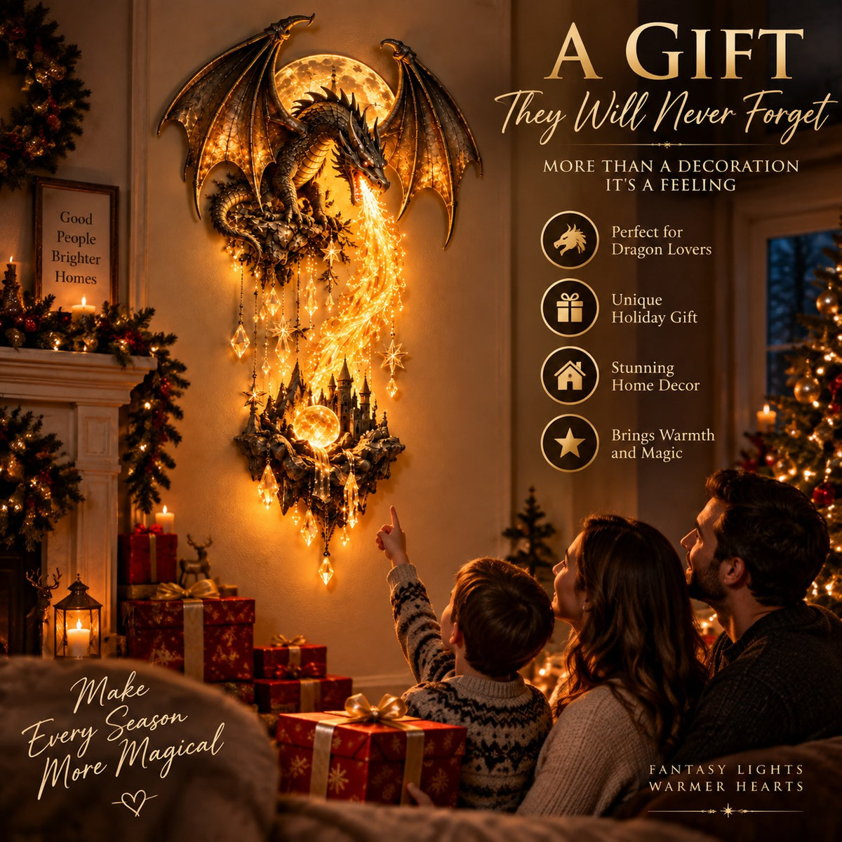 Dragon wall decor gift
