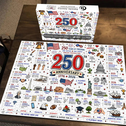 🔥Last Day 49% OFF🎁Patriotic America Jigsaw Puzzle 1000 Pieces