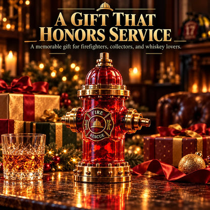 Firehouse Reserve™ — Firefighter Tribute Whiskey Decanter