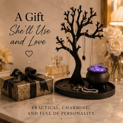 ✨ Illuminated Sculptural Jewelry Display – 3D Branch Organizer & Vanity Accent