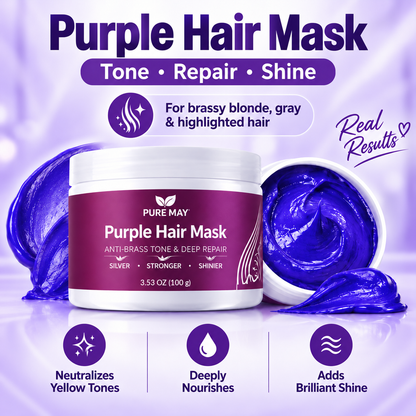 💜Anti-Yellowing Purple Hair Mask 💜 Say goodbye to Red Highlights!