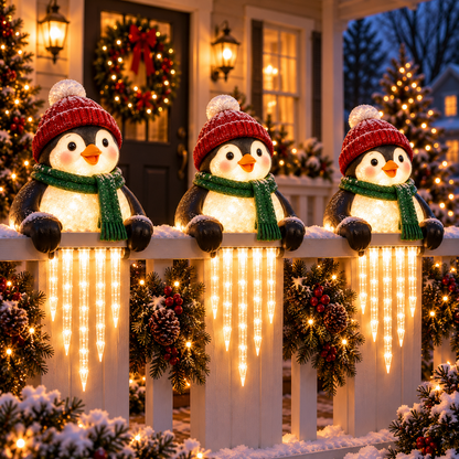 🐻🎄 Winter Light Cute Bear Icicle Light