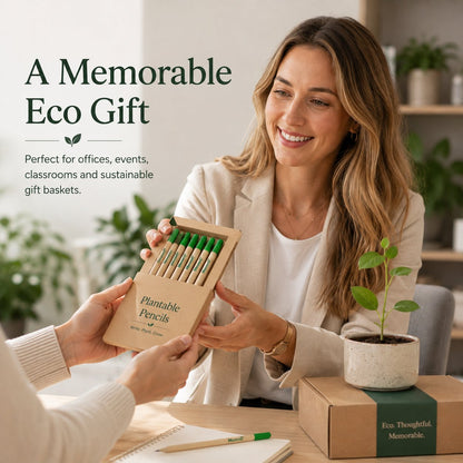 Plantable Green Seed Pencil — Write, Plant & Grow