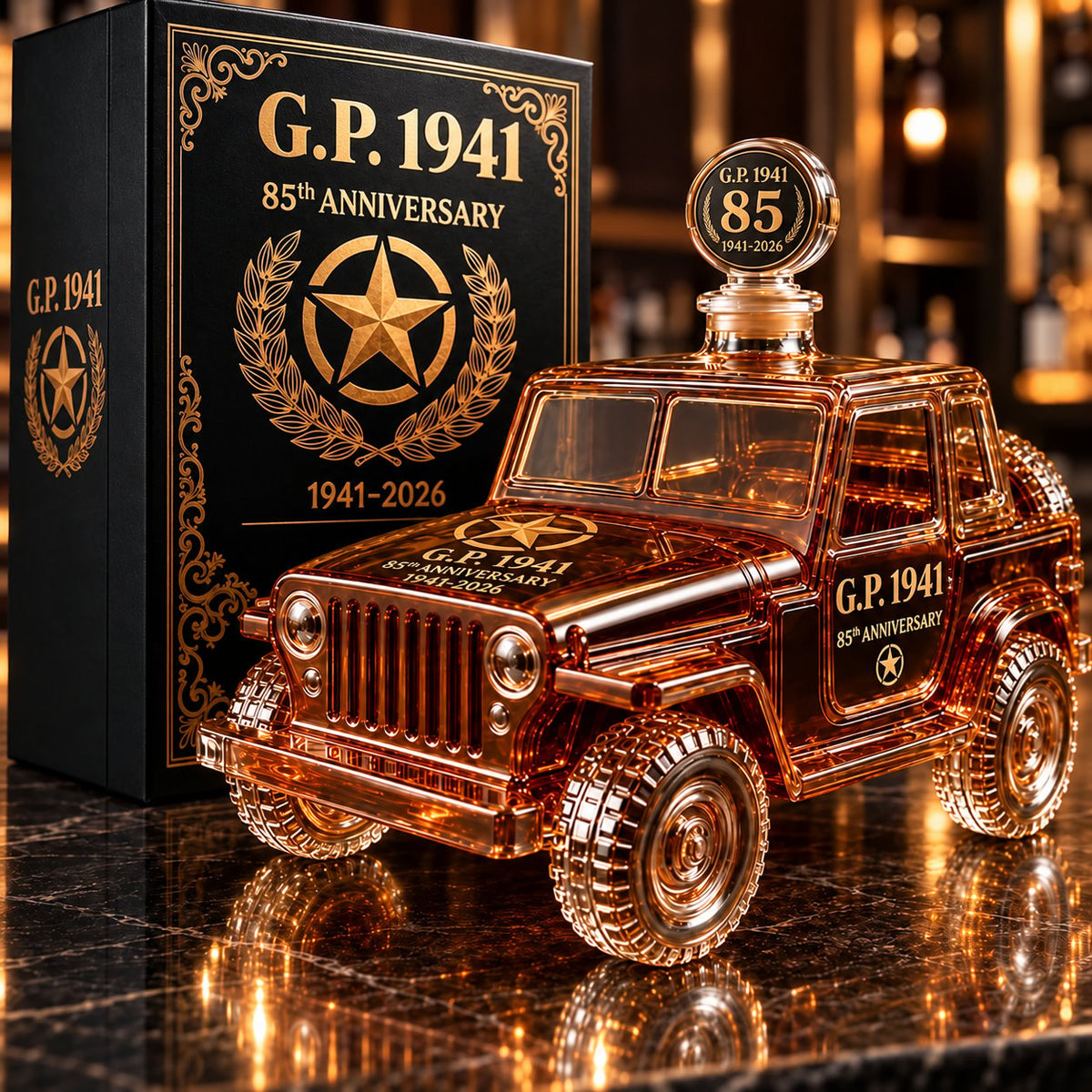 G.P. 1941 85th Anniversary Whiskey Decanter