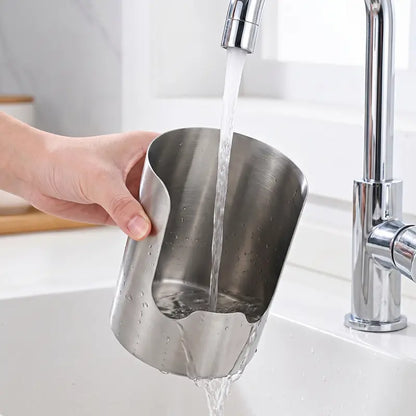 🍴✨ Sleek Stainless Steel Kitchen Utensil Holder – Durable, Rust-Resistant & Easy-Clean Storage