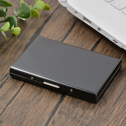 💳 Stainless Steel RFID-Blocking Card Holder