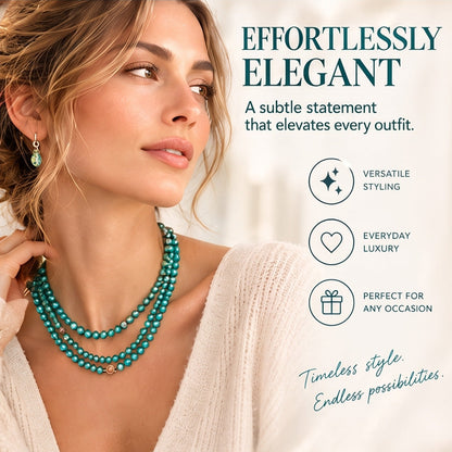One Necklace 10 Looks – Turquoise Crystal ✨