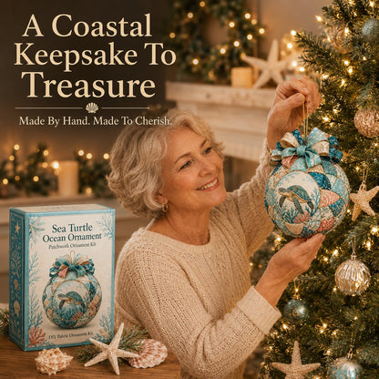 🌊 Ocean Treasures Patchwork Ornament DIY Kit