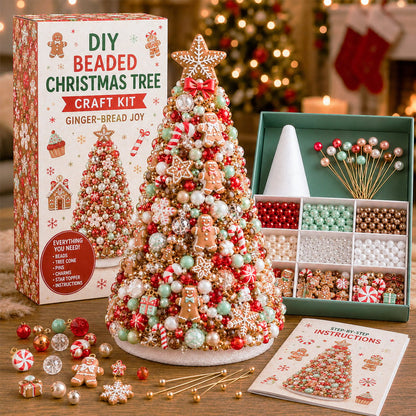 🎄 DIY Beaded Christmas Tree Craft Kit