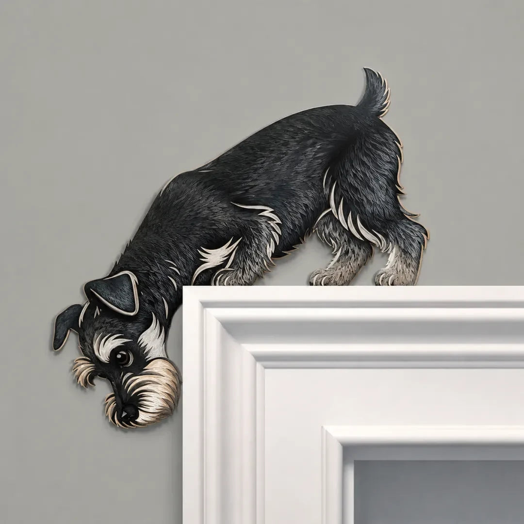 Schnauzer doorway topper