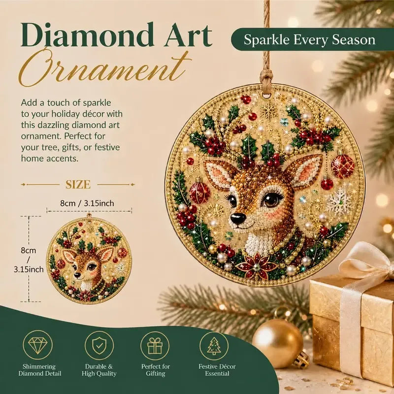 🔥LAST DAY 50% OFF - 🎄6-Piece Christmas DIY Diamond Painting Ornament Set