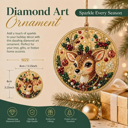 🔥LAST DAY 50% OFF - 🎄6-Piece Christmas DIY Diamond Painting Ornament Set