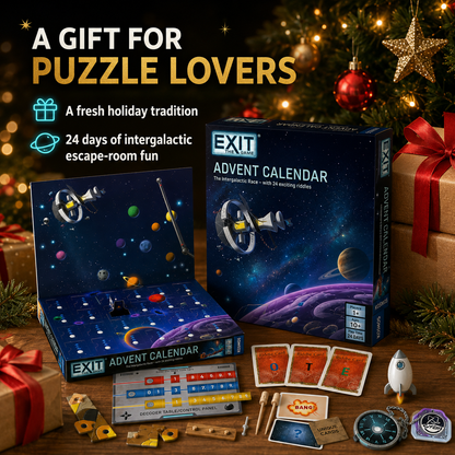🎄 LAST DAY 49% OFF – 24-Day Cosmic Escape Room Advent Calendar🧩🚀