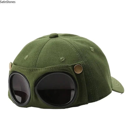 🧢🕶 Glasses-Friendly Baseball Cap - 100% Cotton