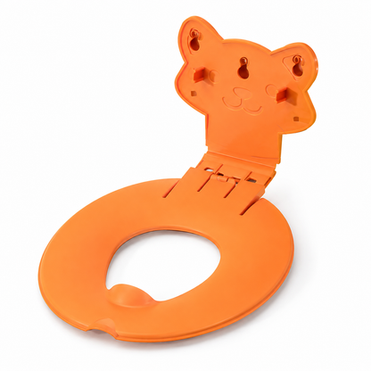 🐻🚽 Family Flip-Down Potty Seat – Space-Saving Toilet Trainer for Toddlers
