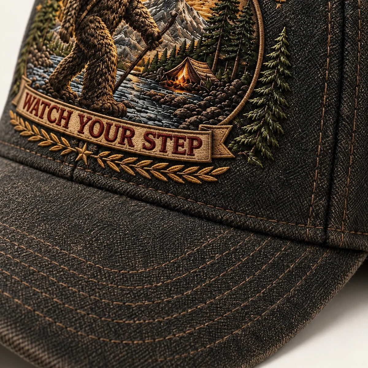 🔥LAST DAY 50% OFF - 2027 Bigfoot Country Heritage Cap – Pacific Northwest Vintage Washed Embroidered Hat (🧢100% Cotton)