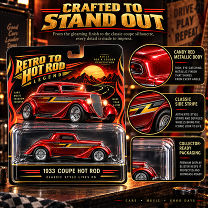 ZZ Top ’33 Ford Coupe Hot Rod 'Eliminator' Die-Cast Collectible