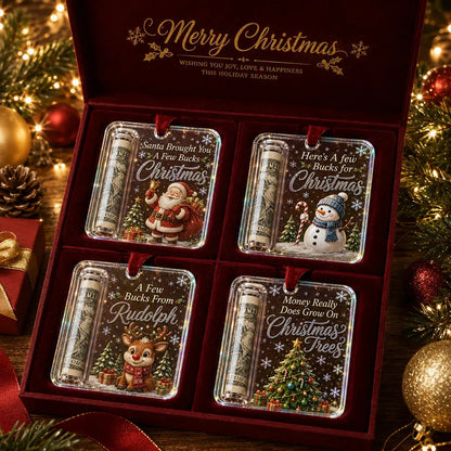 🎄💵 Christmas Cash Gift Ornament – Festive Money Holder Keepsake for the Tree