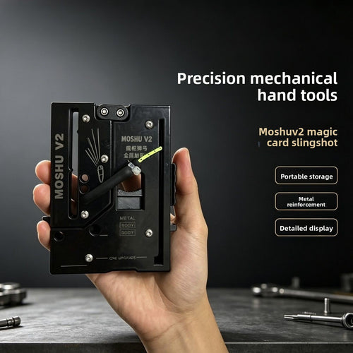 Moshuv2 Metal Enhanced Card Slingshot