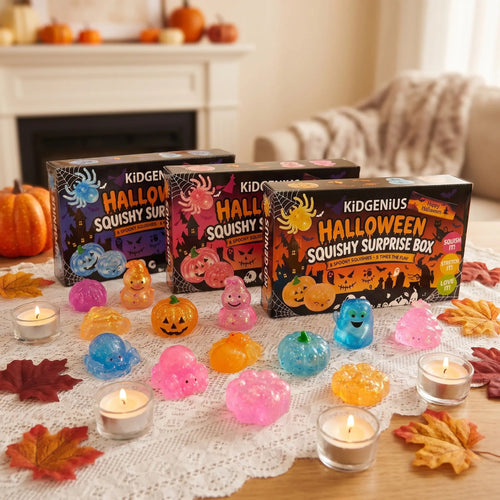 Halloween 8-Pack Glitter Squishy Surprise Box