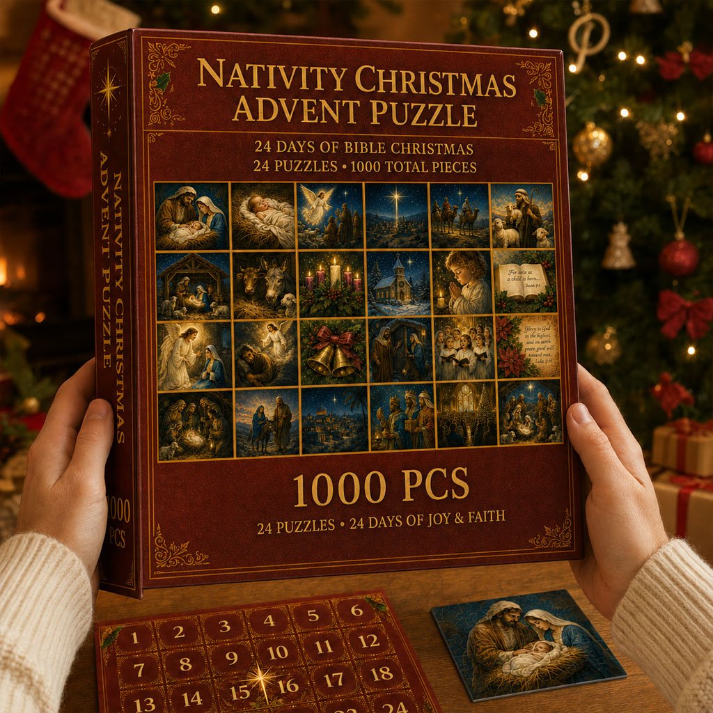 Nativity Christmas Advent Puzzle