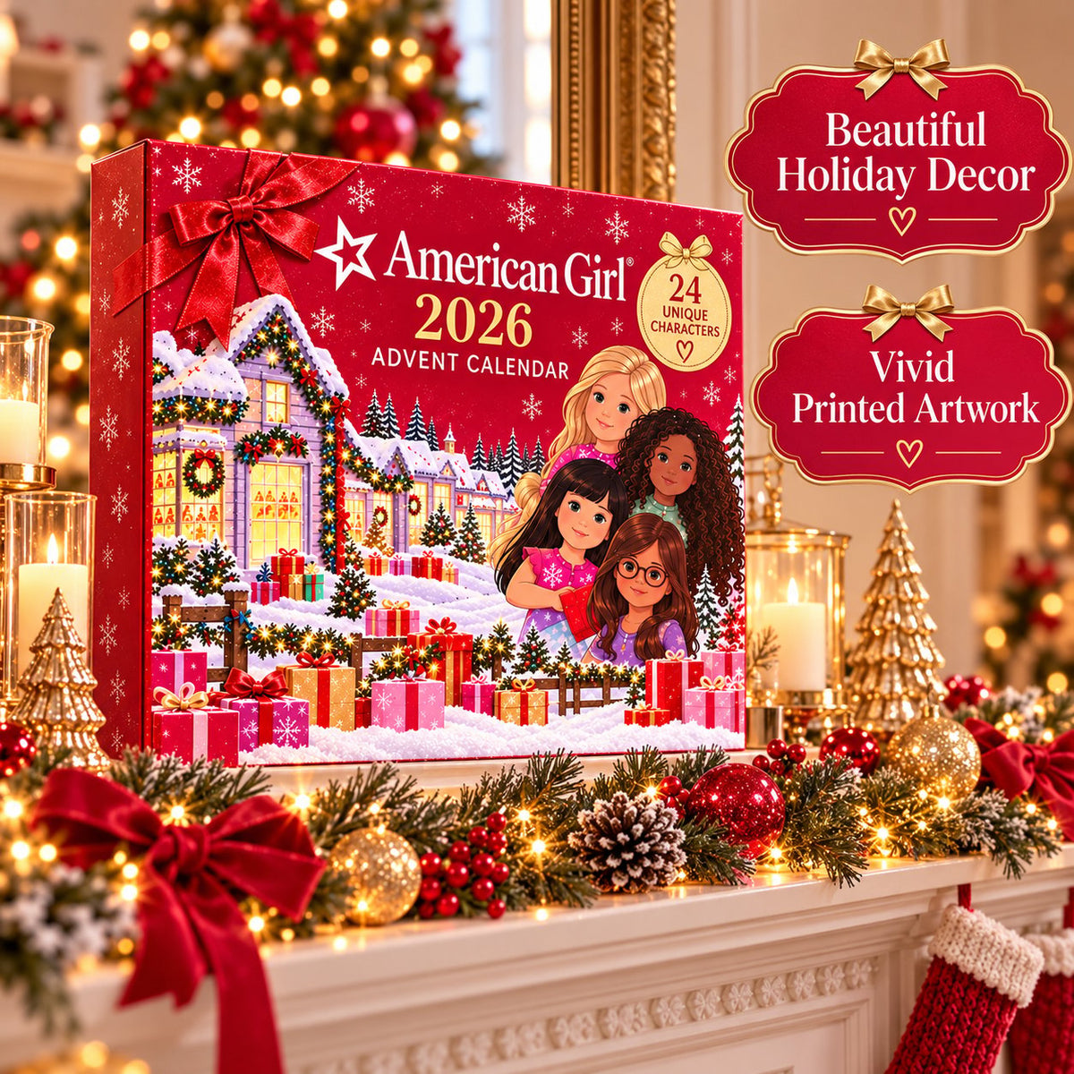 Limited Launch Price: 24-Day Pink Advent Calendar with Collector Minis