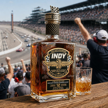 INDY 500 110th Anniversary Limited Edition Whiskey — A Tribute to Speed, Glory & Racing Heritage 🏎️🔥
