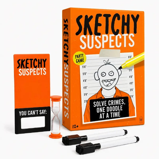 🔥 LAST DAY 49% OFF – 🚨 Sketchy SuspectsTM Police Sketch Party Game | Hilarious Drawing & Guessing Game for Ages 12+, 2+ Players, Family Nights & Parties ✏️😂