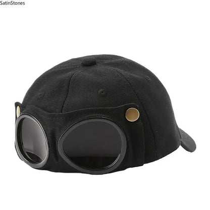 🧢🕶 Glasses-Friendly Baseball Cap - 100% Cotton