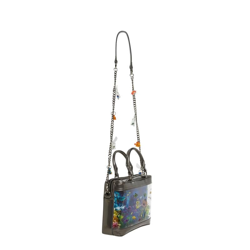 3D Tropical Aquarium Handbag – Convertible Crossbody & Top-Handle Purse