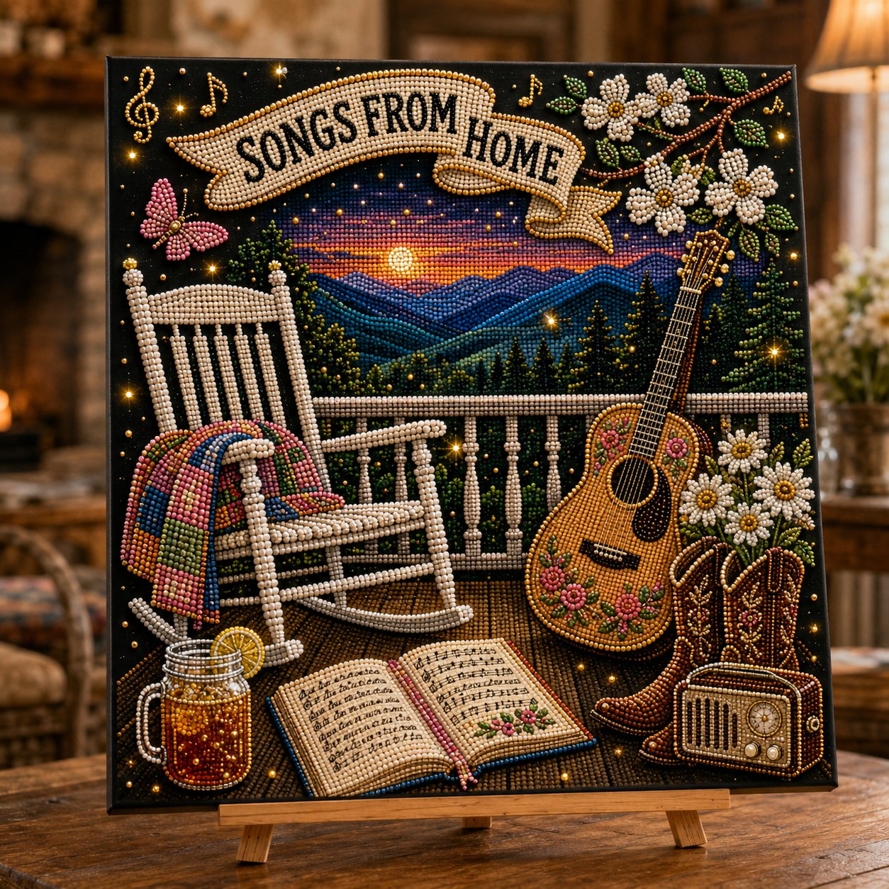 🎁🎤 Premium 3D Pearl Dolly Country Music Tribute Art Kit 💎✨