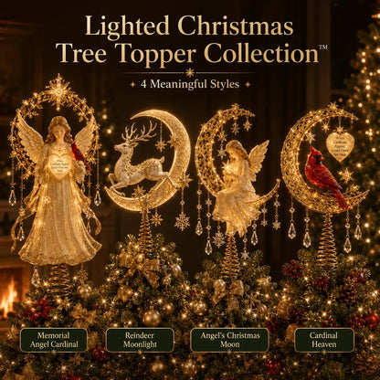 ⏳ Last Day 49% OFF – 🎄 Lighted Memorial Christmas Tree Topper Collection ✨
